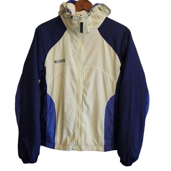 COLUMBIA Women's Zip Front Fleece Lined Hooded Jacket Size Medium - Picture 1 of 8